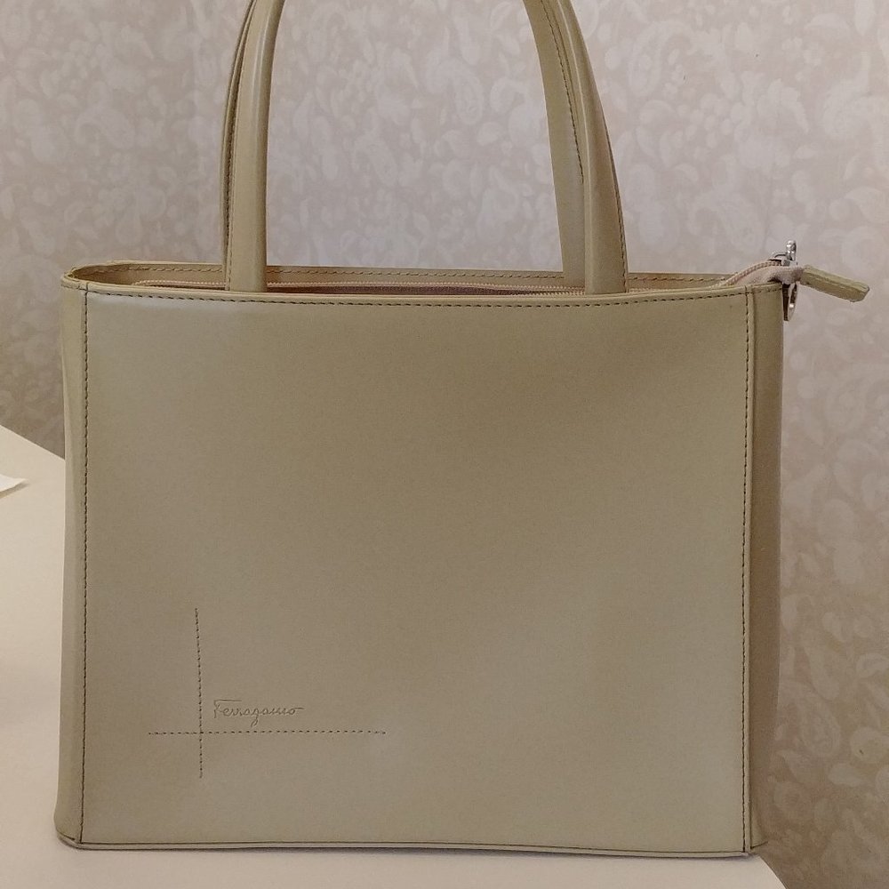 Salvatore Ferragamo Leather Tote